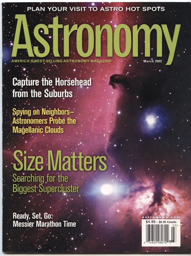 Astronomy Magazine March 2002