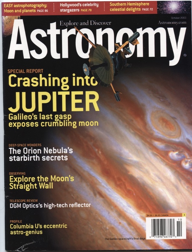 Astronomy Magazine October 2003