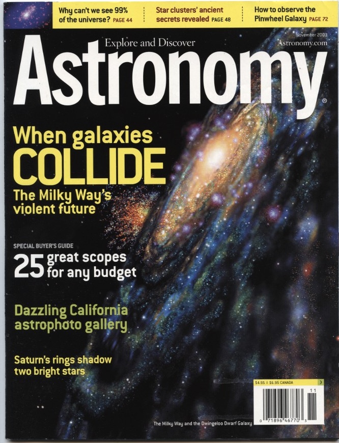 Astronomy Magazine November 2003