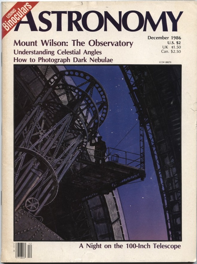 Astronomy Magazine December 1986
