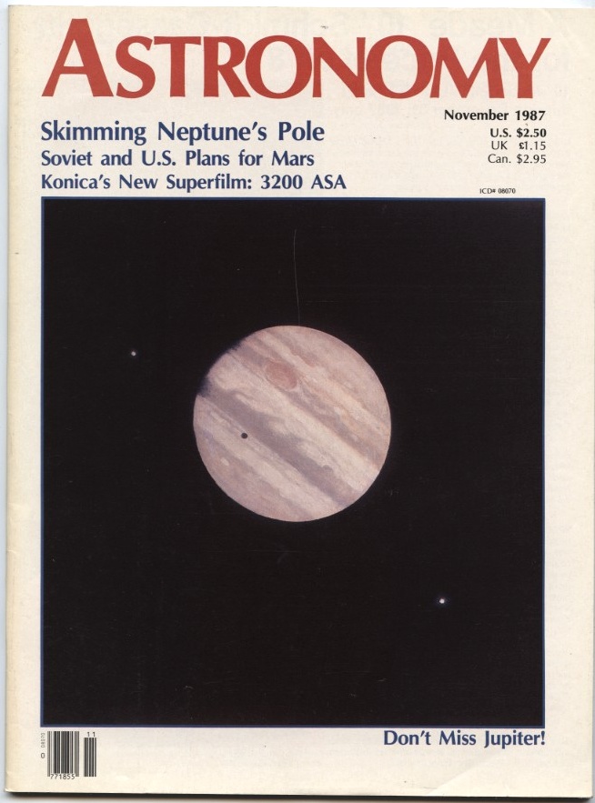 Astronomy Magazine November 1987
