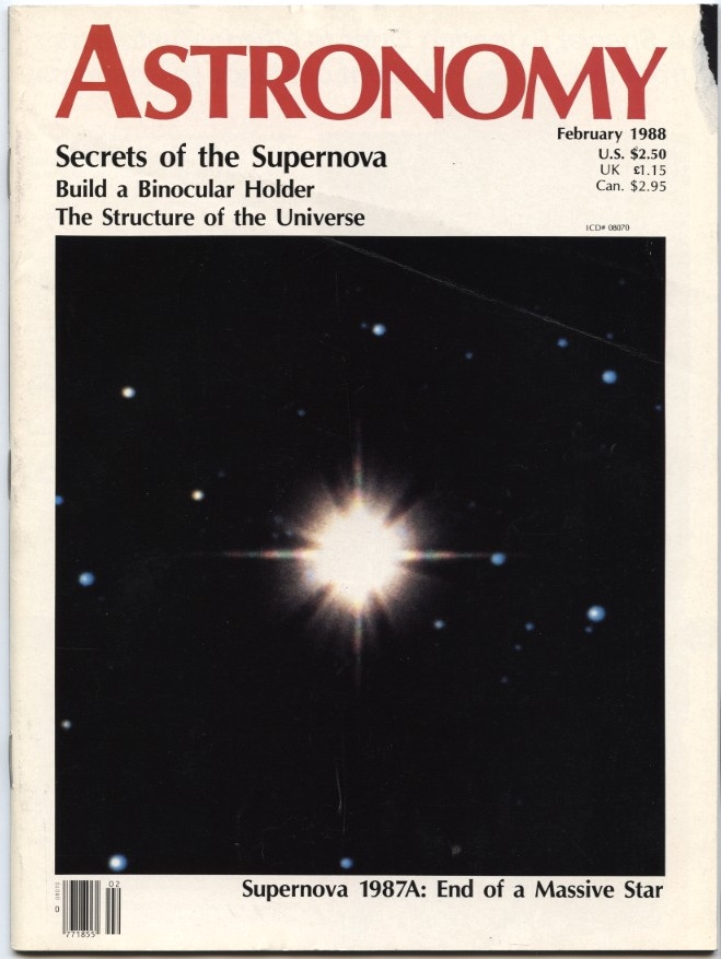 Astronomy Magazine February 1988