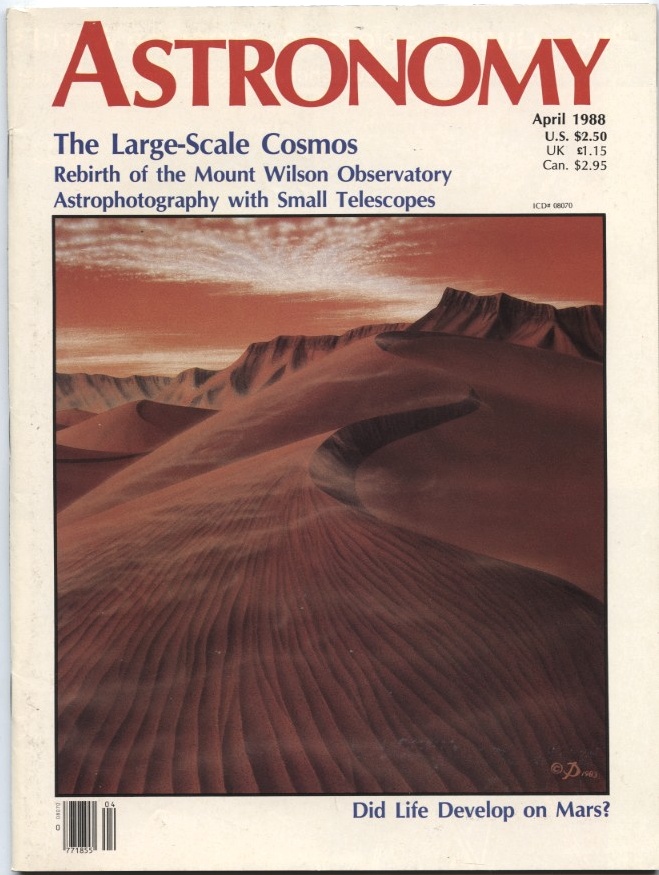 Astronomy Magazine April 1988