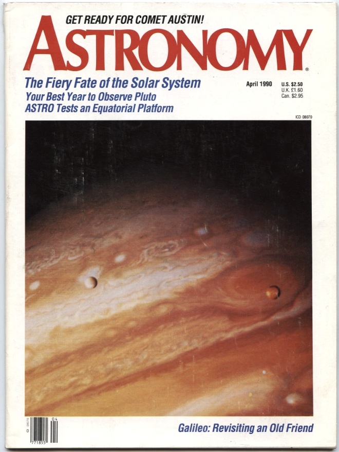 Astronomy Magazine April 1990