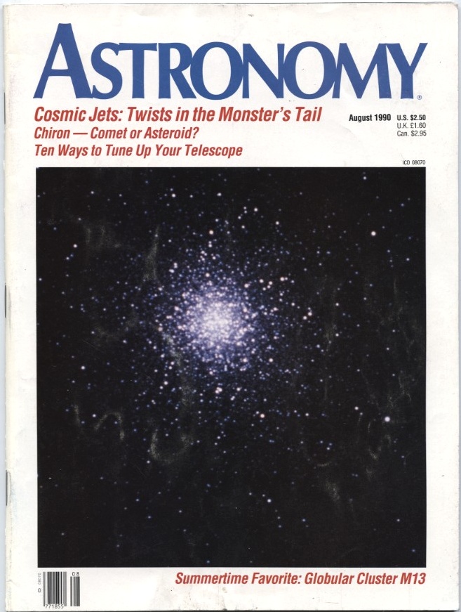 Astronomy Magazine August 1990