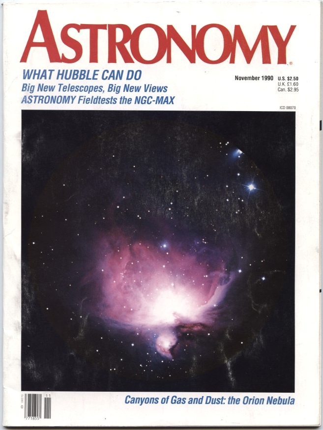 Astronomy Magazine November 1990