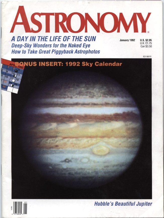 Astronomy Magazine January 1992