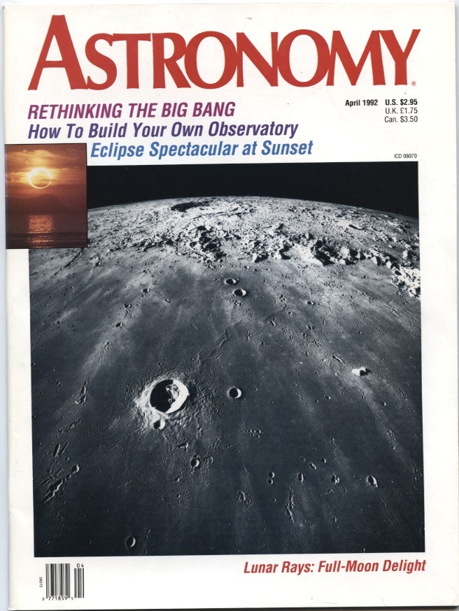 Astronomy Magazine April 1992