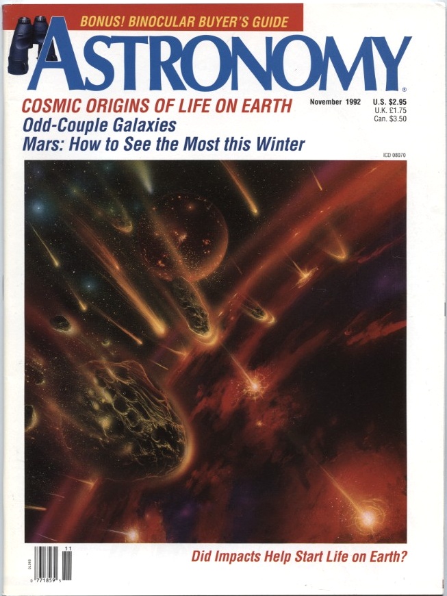 Astronomy Magazine November 1992