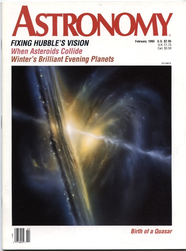 Astronomy Magazine February 1993