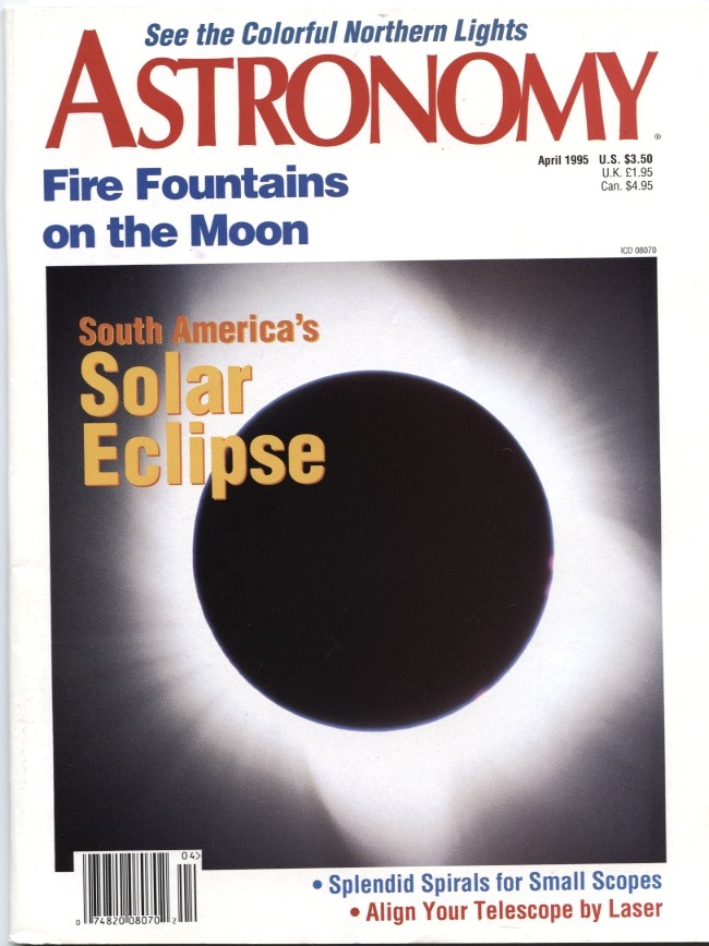 Astronomy Magazine April 1995