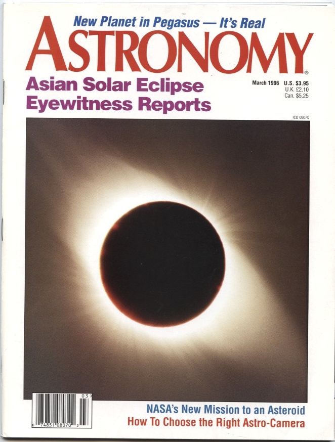Astronomy Magazine March 1996