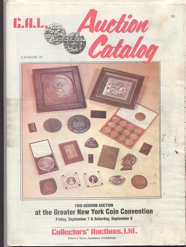 Collectors Auctions Limited Greater New York Coin Convention September 1990