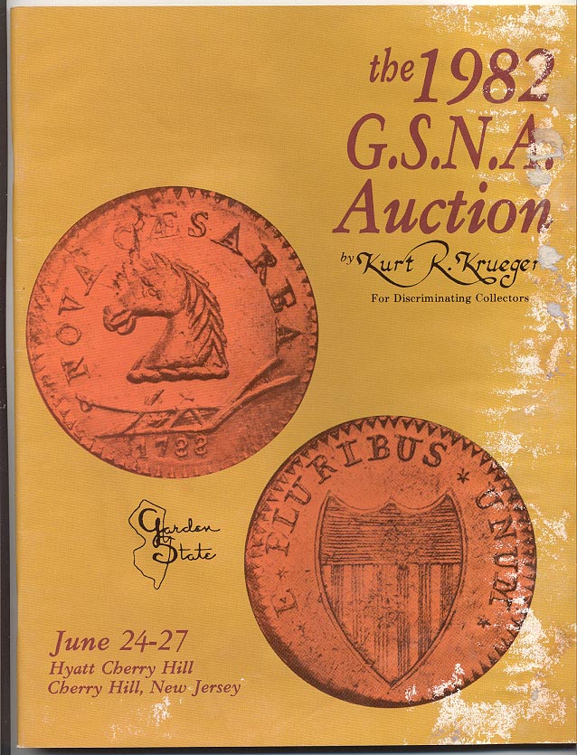 Kurt R Krueger GSNA Auction June 1982