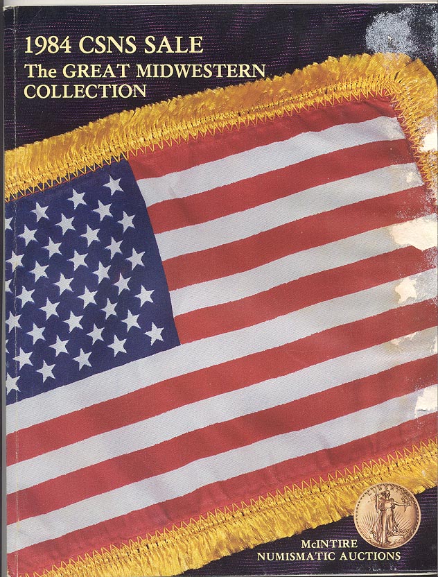 McIntire Numismatic Auctions Great Midwestern Collection April 1984