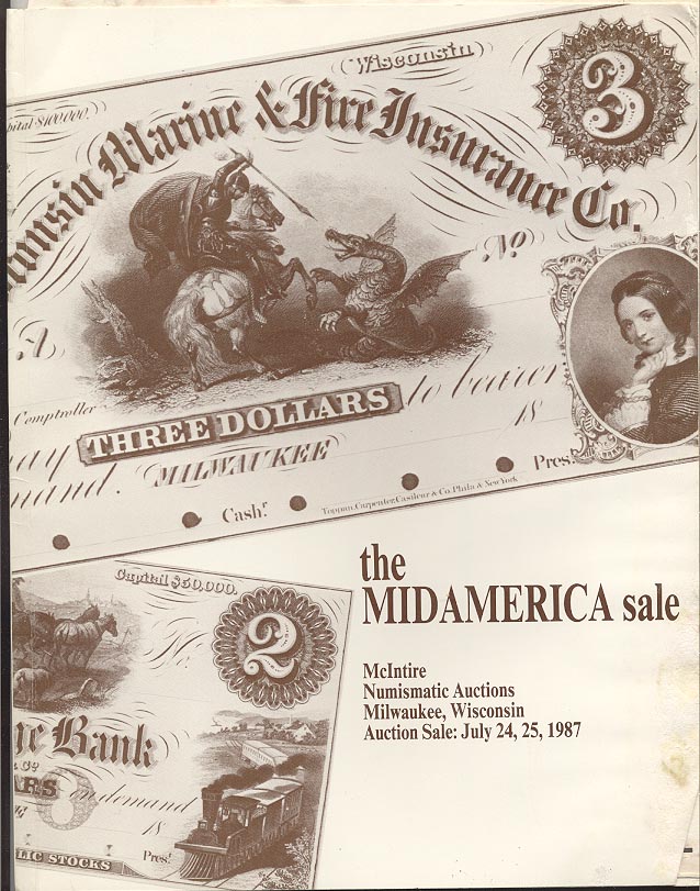 McIntire Numismatic Auctions Mid America Sale July 1985