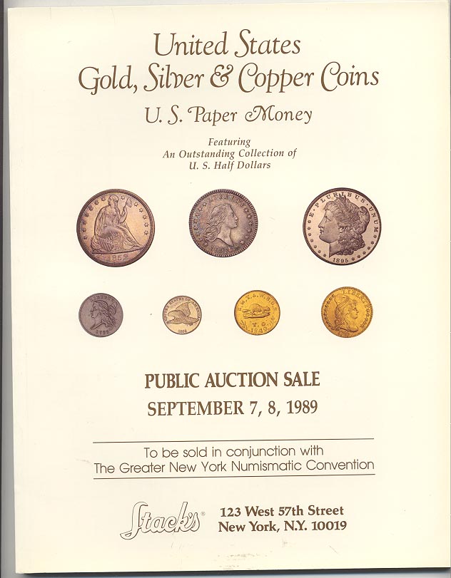 Stacks United States Gold Silver and Copper Coins Sale September 1989