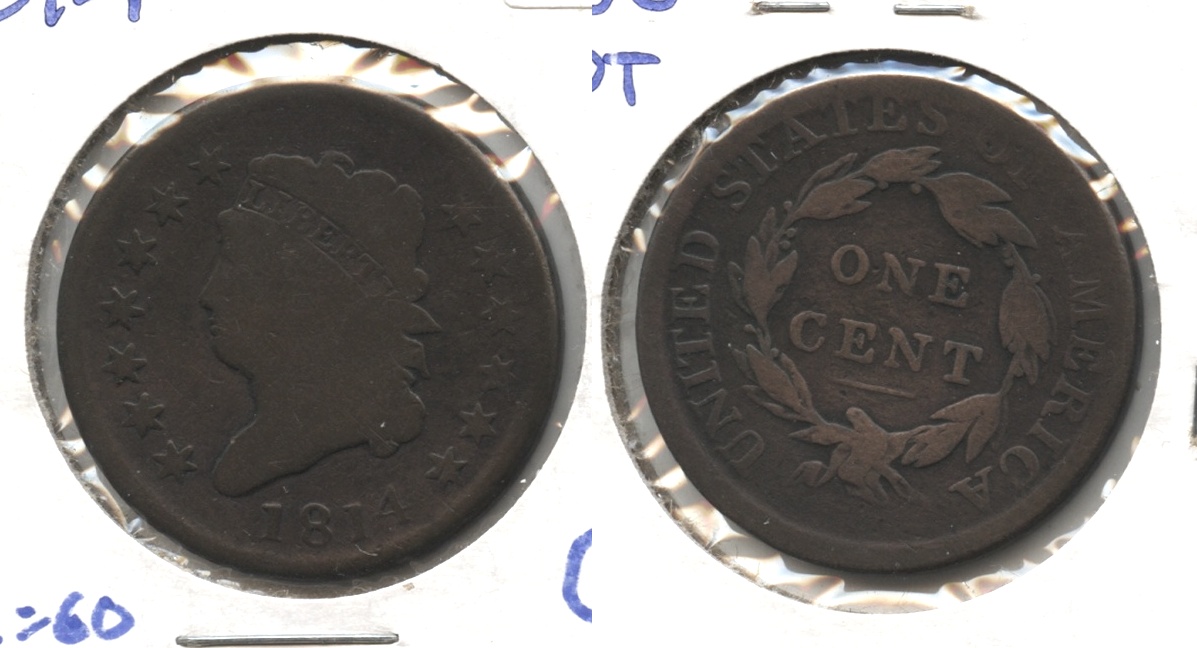 1814 Classic Head Large Cent G-4