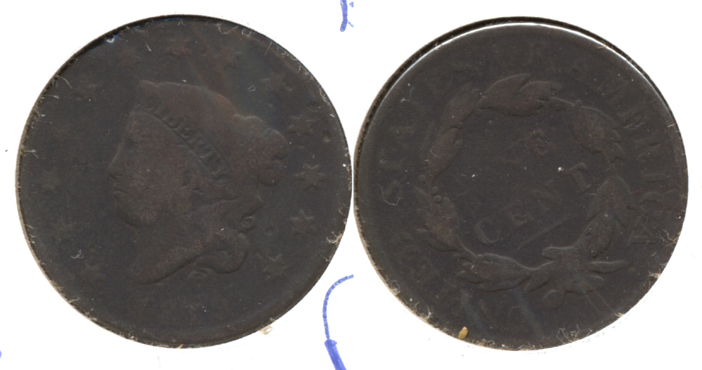 1819 Coronet Large Cent Good-4 a