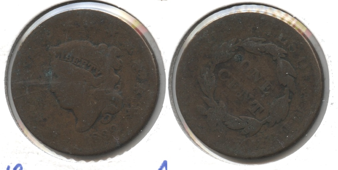 1832 Coronet Large Cent AG-3 #c