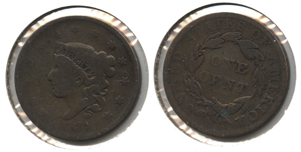 1835 Coronet Large Cent AG-3