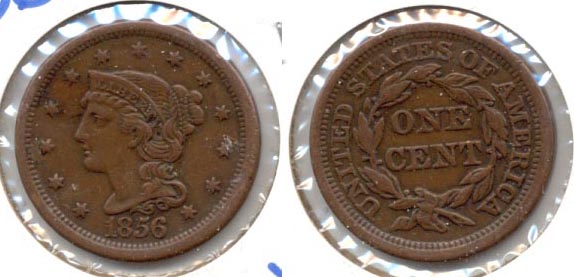 1856 Coronet Large Cent EF-40
