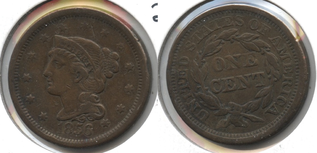 1856 Coronet Large Cent VF-20 #b