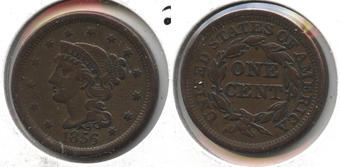 1856 Coronet Large Cent VF-20 #g