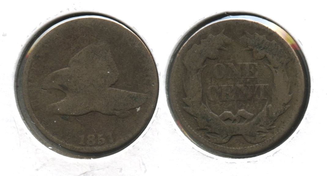 1857 Flying Eagle Cent AG-3 #v