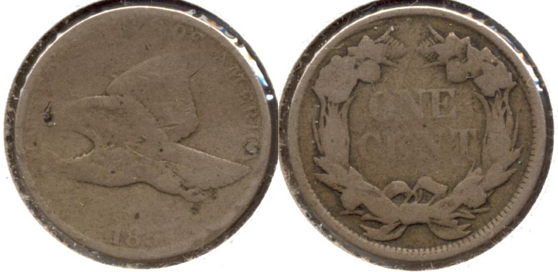 1857 Flying Eagle Cent Fair-2 c