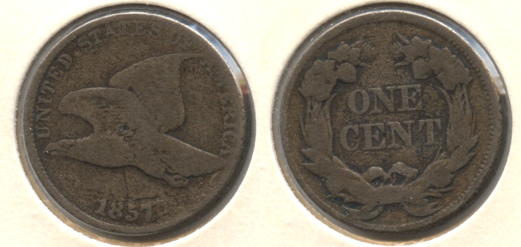 1857 Flying Eagle Cent Good-4 #ac