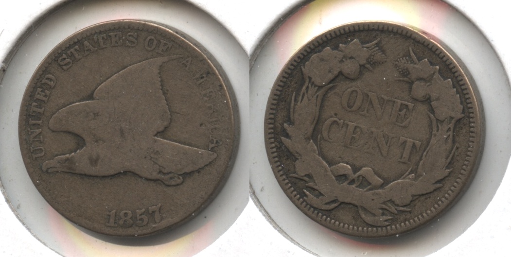 1857 Flying Eagle Cent Good-4 #at