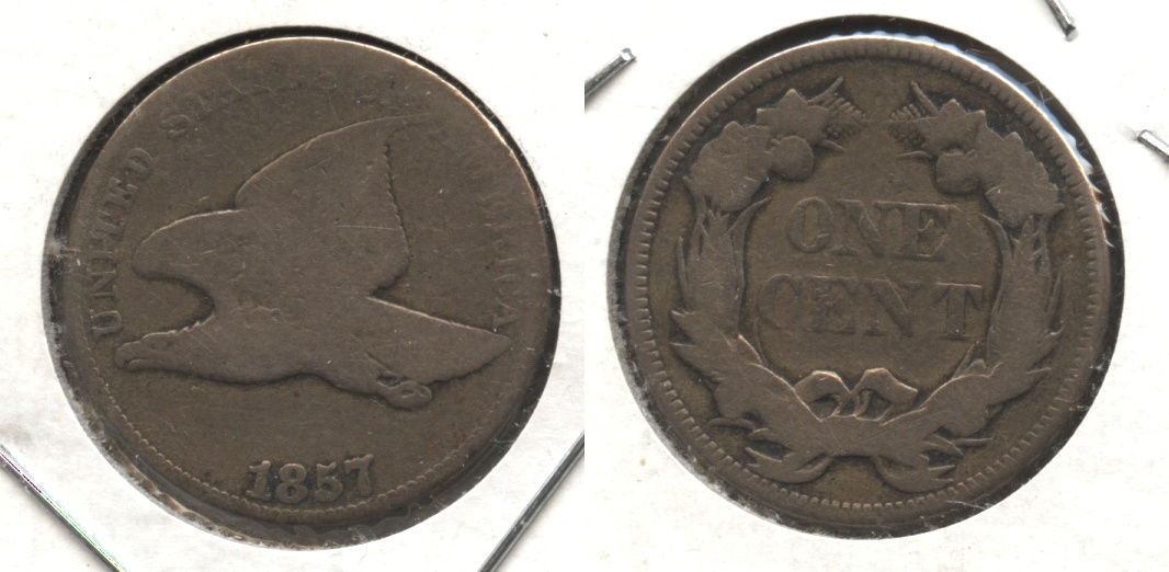 1857 Flying Eagle Cent Good-4 #aw