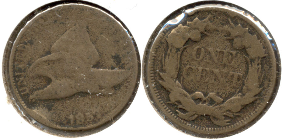 1857 Flying Eagle Cent Good-4 d