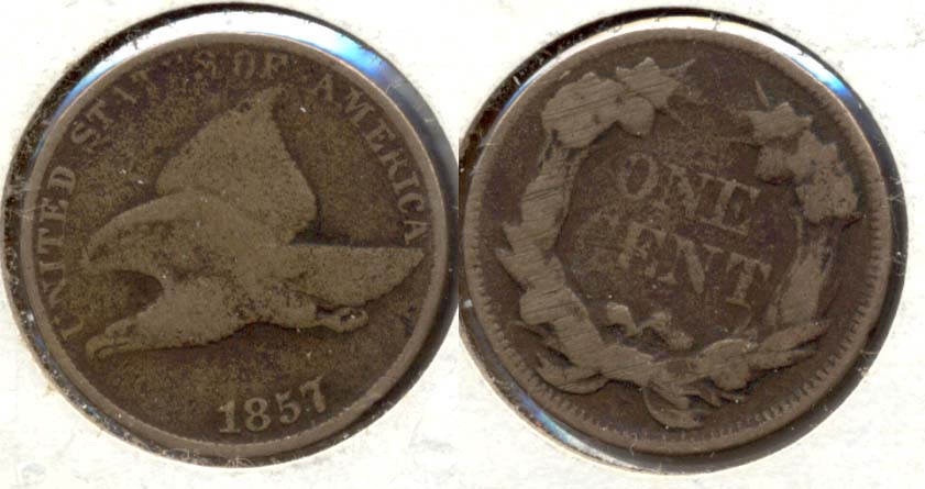 1857 Flying Eagle Cent Good-4 l