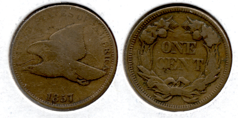 1857 Flying Eagle Cent Good-4 y