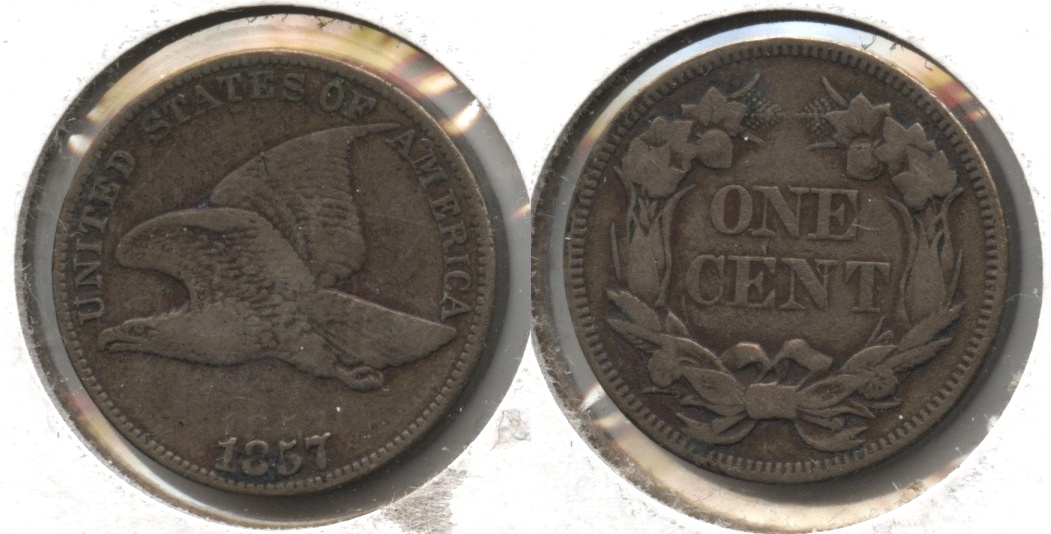 1857 Flying Eagle Cent VF-20 #p