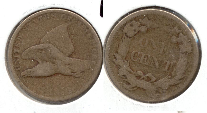 1858 Small Letters Flying Eagle Cent AG-3 i
