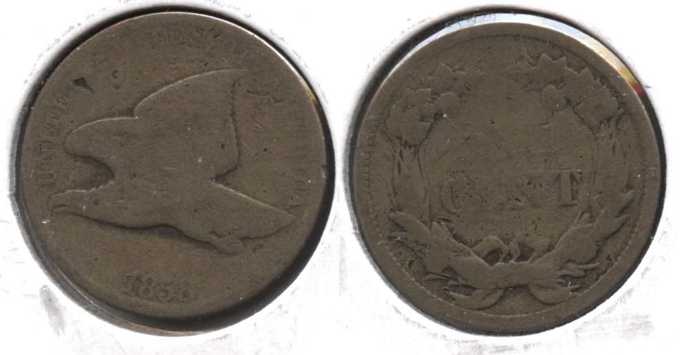 1858 Small Letters Flying Eagle Cent AG-3 #q