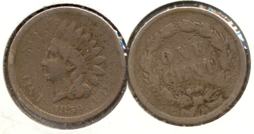 1859 Indian Head Cent AG-3 ab
