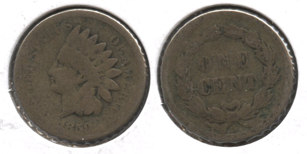 1859 Indian Head Cent AG-3 #ba