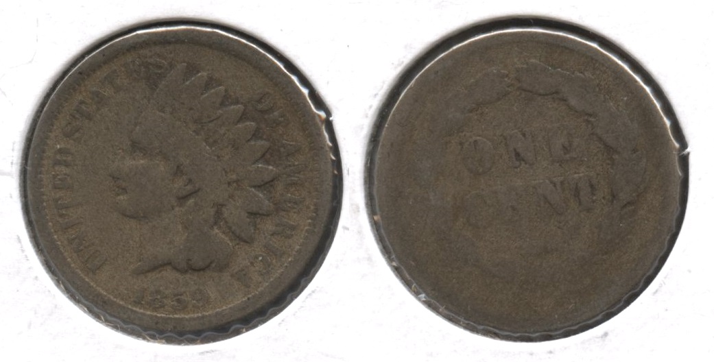 1859 Indian Head Cent AG-3 #bd