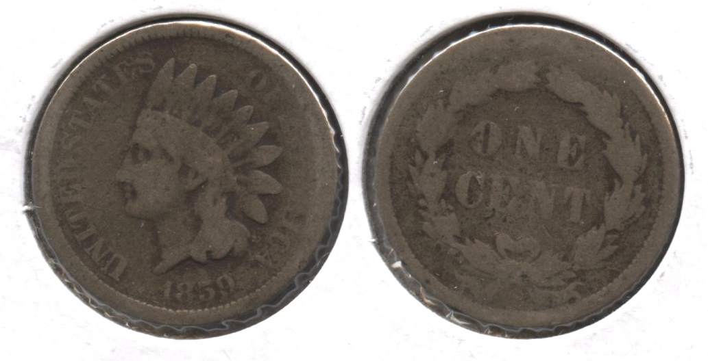 1859 Indian Head Cent AG-3 #be