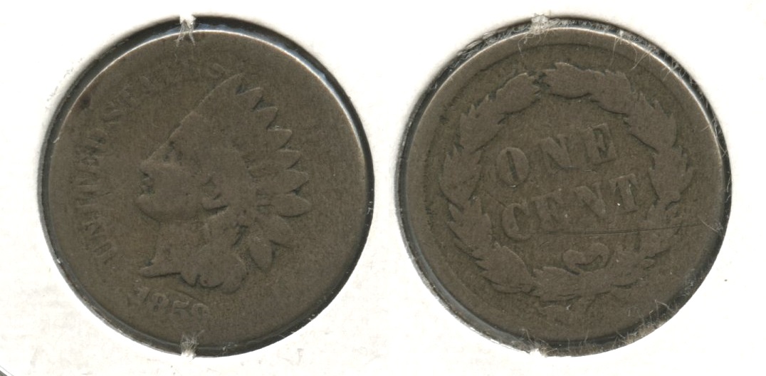 1859 Indian Head Cent AG-3 #bg Reverse Scratch