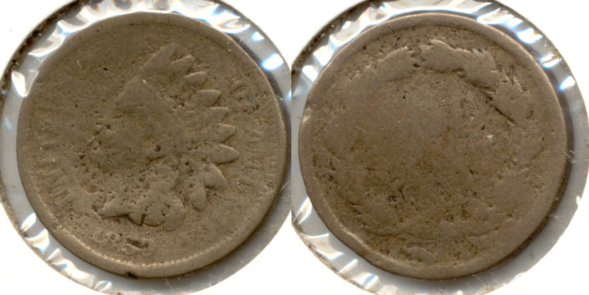 1859 Indian Head Cent AG-3 s Cleaned