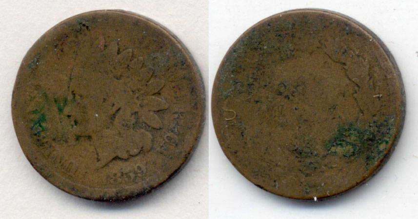 1859 Indian Head Cent Fair-2 a