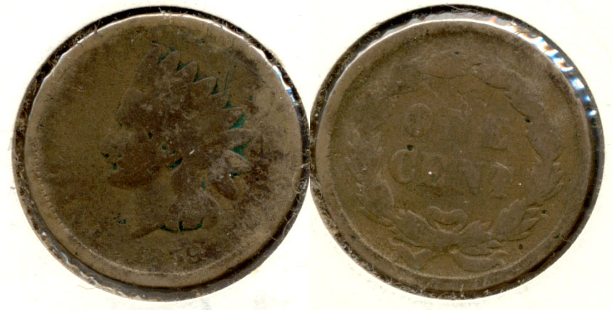 1859 Indian Head Cent Fair-2 c