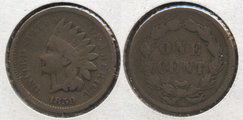 1859 Indian Head Cent Good-4 #cg