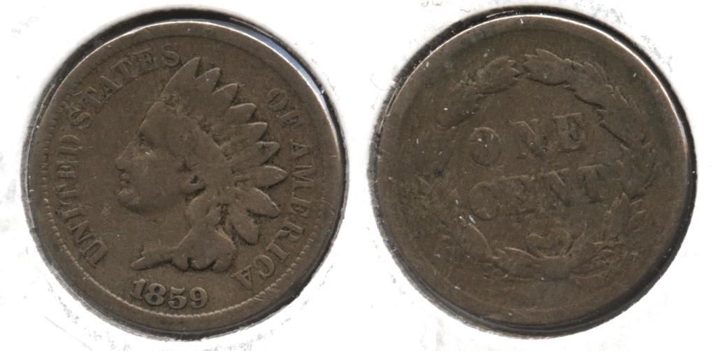 1859 Indian Head Cent Good-4 #cj