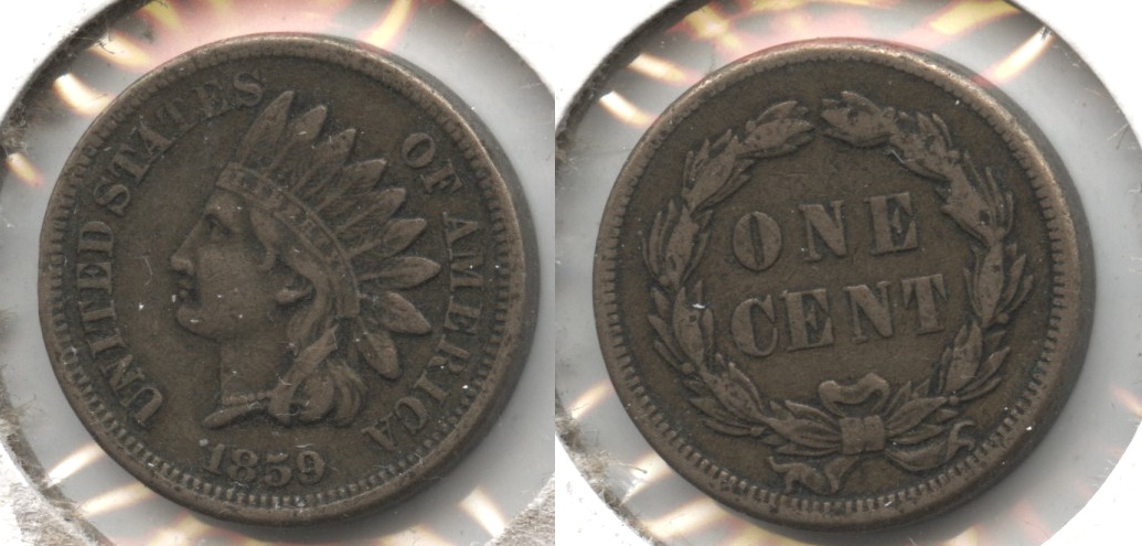 1859 Indian Head Cent VF-20 #f